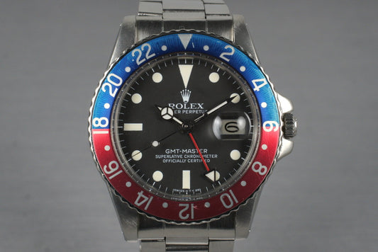 1963 Rolex GMT 1675 PCG