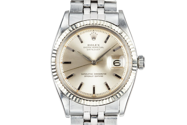 1963 Rolex DateJust 1601 Silver Dial with Dauphine hands