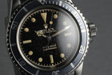 1961 Rolex Submariner 5512 PCG with Gilt Chapter Ring Exclamation Dial