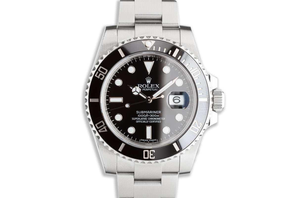 HQ Milton 2016 Rolex Submariner 116610LN with Box Card