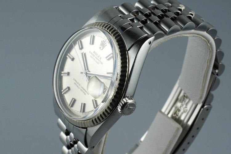 1968 Rolex DateJust 1601 Silver ‘Wide Boy’ Dial