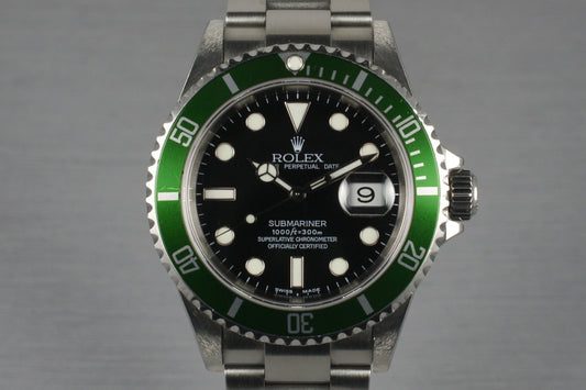 2005 Rolex Submariner 16610V with Box and Papers