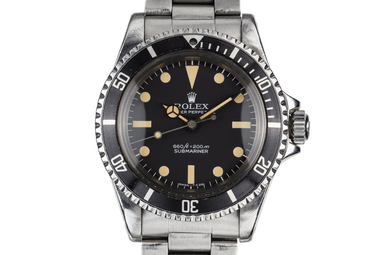 1977 Rolex Submariner 5513 with Pre Comex Dial