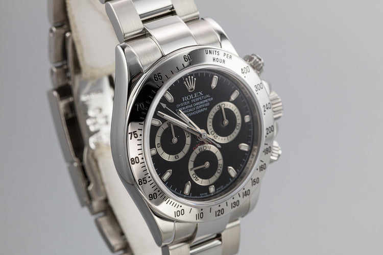 2006 Rolex Daytona 116520 Black Dial with Box and Papers