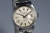 1978 Rolex DateJust 16014 Silver Linen Dial