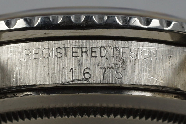1979 Rolex GMT 1675 Service Dial