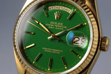 1979 YG Day-Date 18038 Green Stella Dial