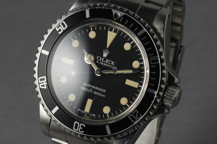 Rolex Submariner 5513 Maxi with box and papers