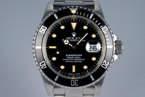 1989 Rolex Submariner 16610