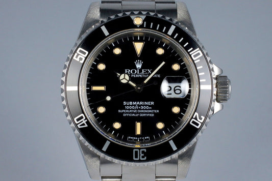 1989 Rolex Submariner 16610