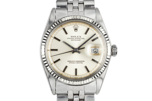 1972 Rolex DateJust 1601 with Silver Sigma Dial