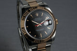 2005 Rolex Datejust Turnograph Rose Gold and Stainless Steel 116261
