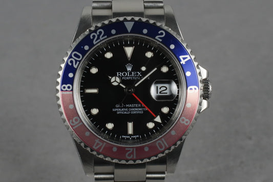 2005 Rolex GMT 16710  D serial with Stick Dial