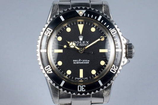 1970 Rolex Submariner 5513 Serif Dial