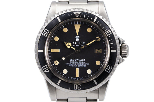 1978 Rolex Sea Dweller 1665 Mark I Dial