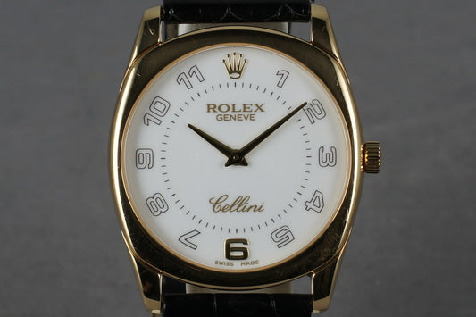 2001 Rolex 18K Cellini 4233 with Papers