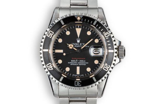 1971 Rolex Red Submariner 1680 with MK V Dial