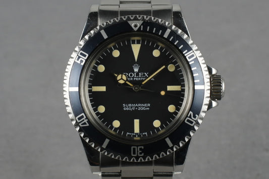 1981 Rolex Submariner  5513 with Maxi Mark V Dial