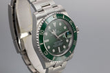 2014 Rolex Green Submariner 116610LV "Hulk" With Box and Papers