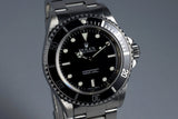2000 Rolex Submariner 14060 with Box and Papers