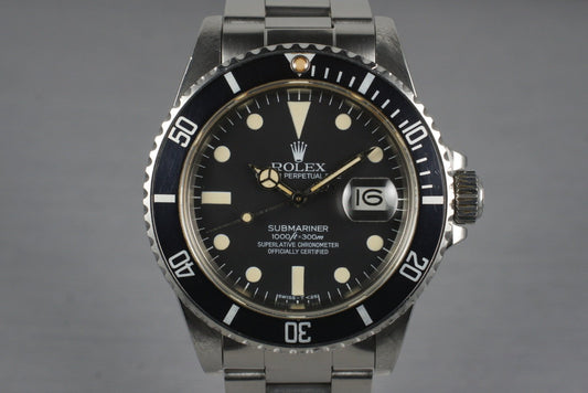 1983 Rolex Submariner 16800
