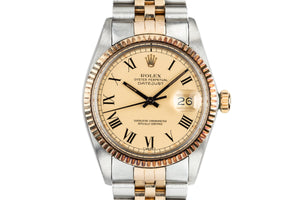 1980 Rolex Two-Tone DateJust 16013 With Matte Gold 