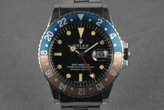 1969 Rolex GMT-Master 1675 with Thick Case