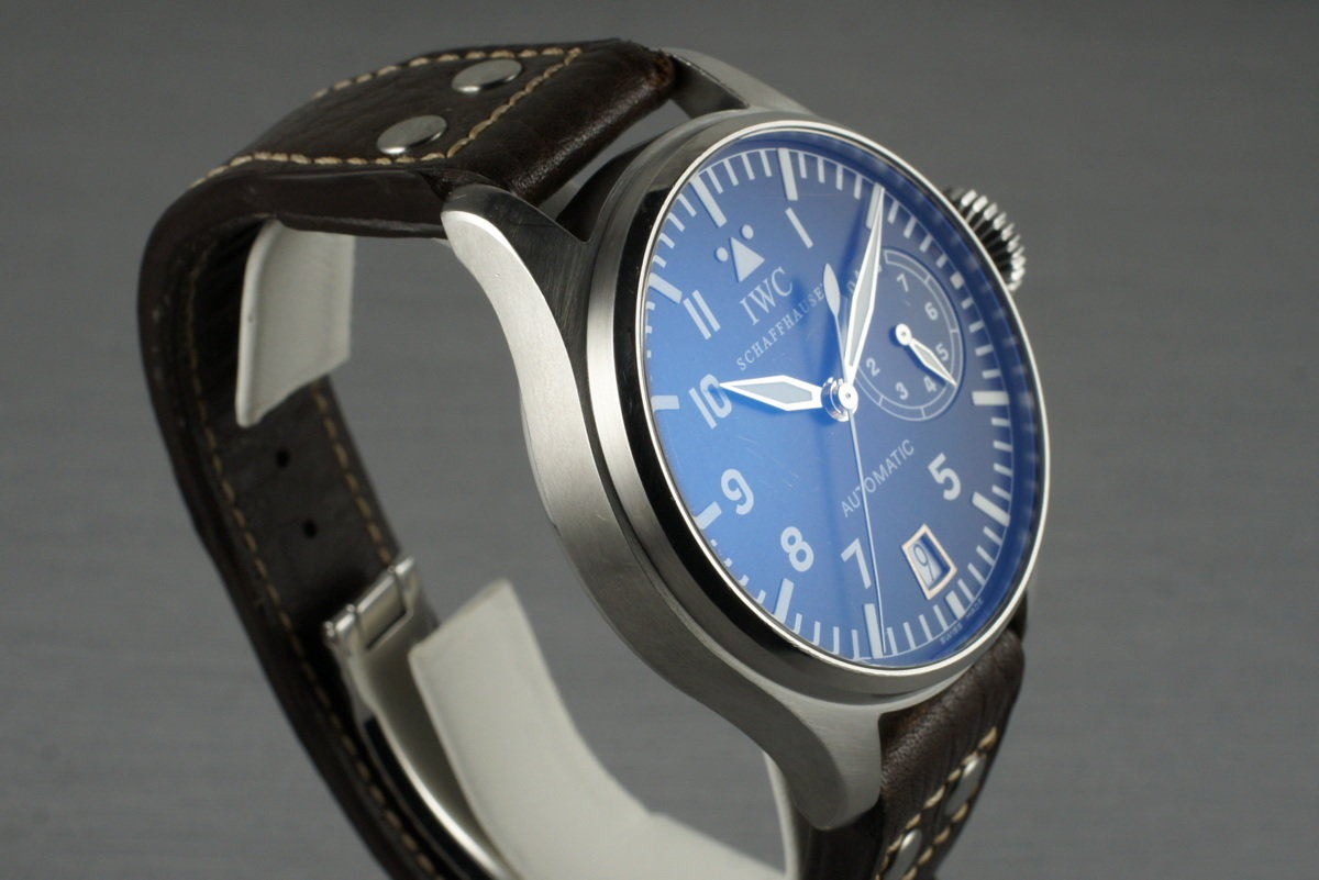 HQ Milton IWC Big Pilot IW5002 With Box and Papers Inventory 3646 For Sale