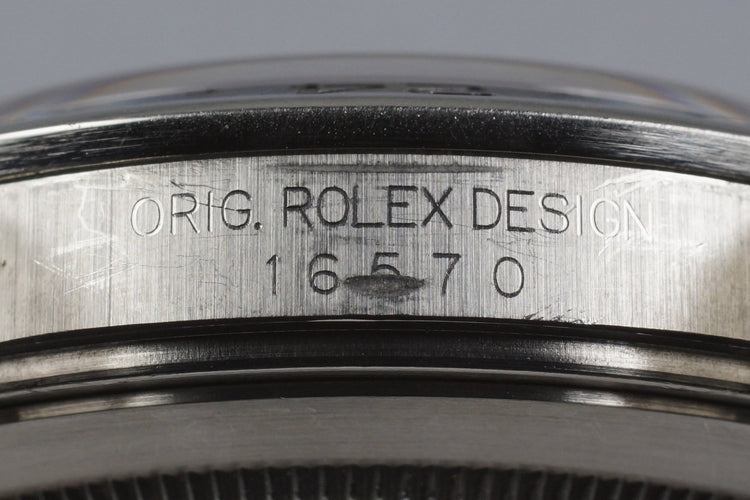 1999 Rolex Explorer II 16570 White Dial