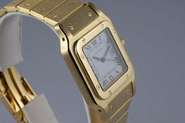 Cartier YG ‘Santos or Massif’ Automatic with Box