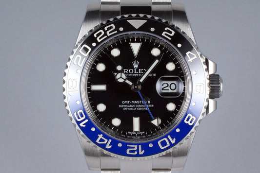2015 Rolex GMT II 116710BLNR with Box and Papers