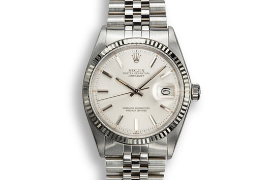 1975 Rolex DateJust 1601 Silver Dial