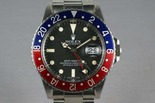 Rolex GMT Ref: 16750 Matte Dial