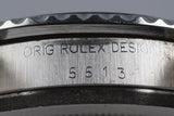 1984 Rolex Submariner 5513 Spider Dial