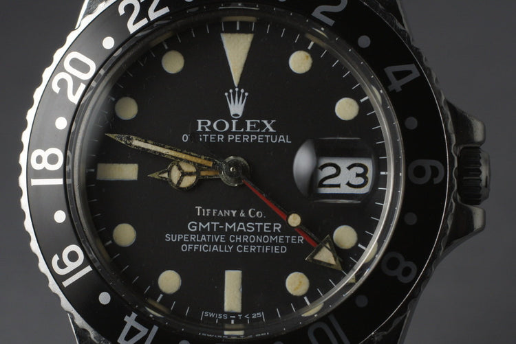1981 Rolex GMT 16750 with Tiffany and Co