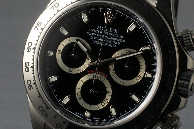2007 Rolex 18K WG Daytona 116519 with Box and Papers