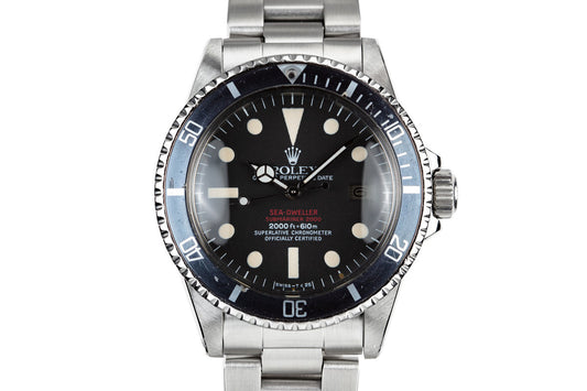 1978 Rolex Double Red Sea-Dweller 1665 with MK IV Dial