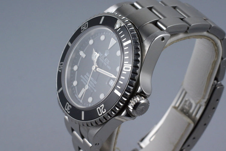 2001 Rolex Sea Dweller 16600 with Box and Papers