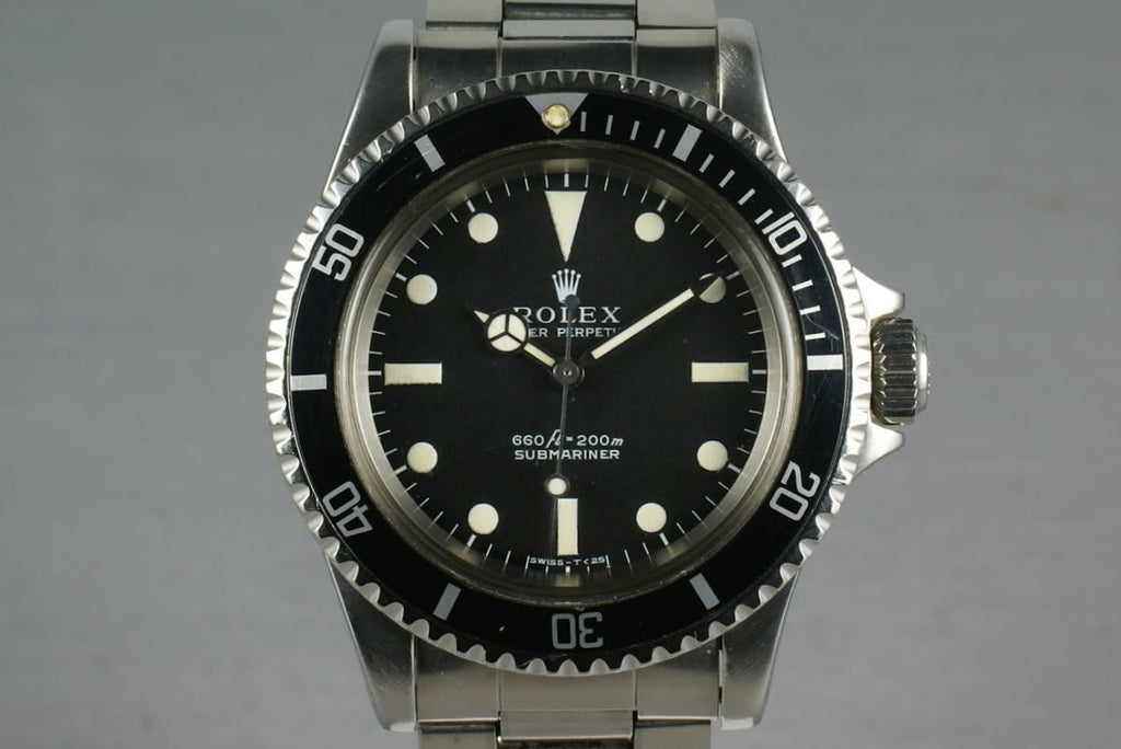 Rolex Submariner Dial Ref: 5513 with box and papers and service paper