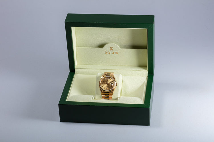 1993 Rolex Day-Date 18238 Champagne Dial President with Box