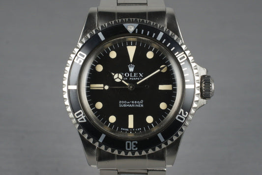 1966 Rolex Submariner 5513 Meters First Dial