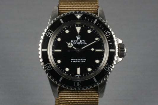 1967 Rolex Submariner 5513 with Service Papers