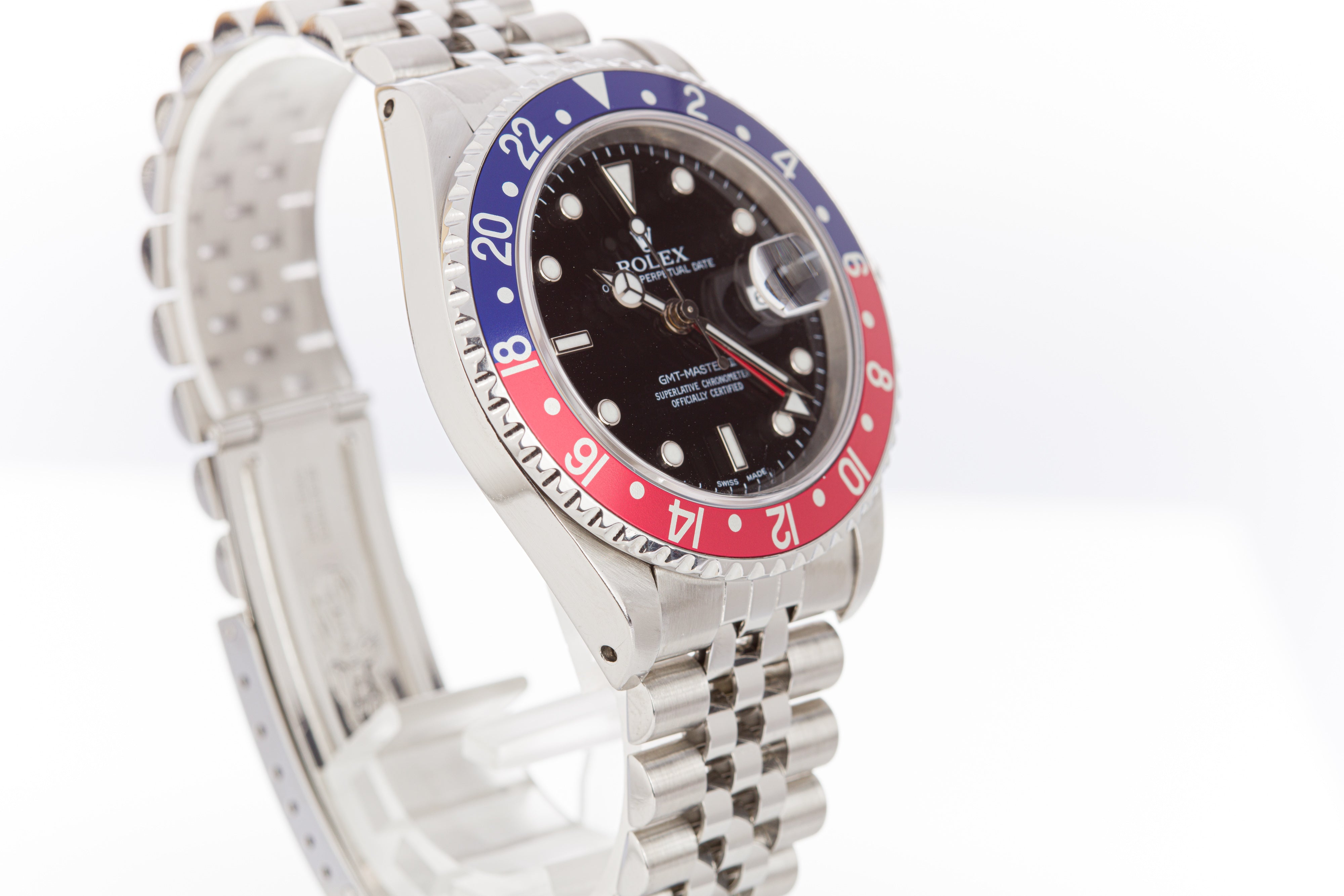 HQ Milton - 1997 Rolex GMT Master II Pepsi 16710 with Jubilee