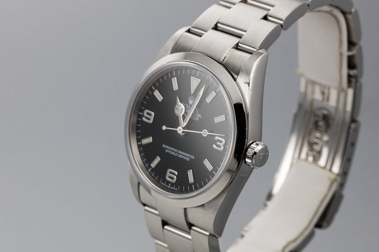 2002 Rolex Explorer 114270 with Hang Tags