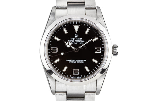 2002 Rolex Explorer 114270 with Hang Tags