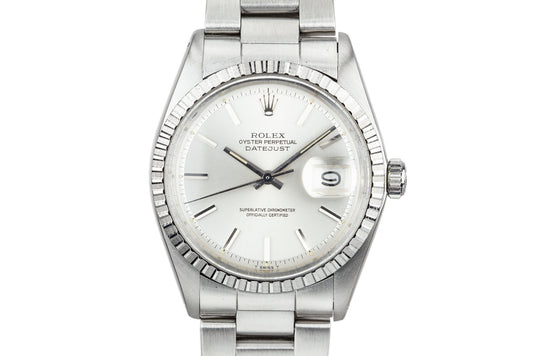 1973 Rolex DateJust 1603 Silver Dial