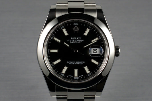 2013 Rolex DateJust 116300 with Box and Papers