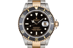 2007 Rolex Two-Tone Submariner 16613 with Box and Papers