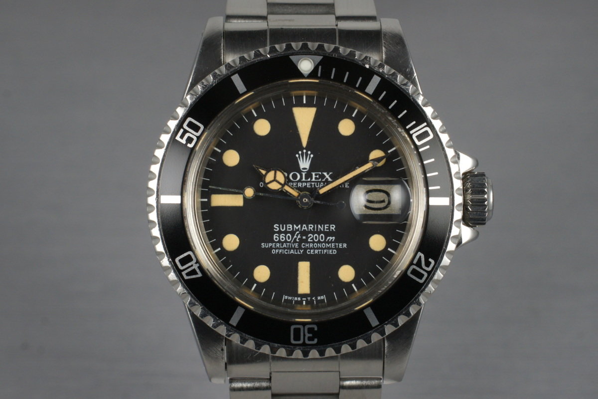 HQ Milton 1978 Rolex Submariner 1680 Inventory 4019 For Sale