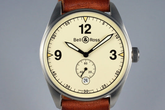 Bell & Ross Vintage 123 with Box and Service Papers